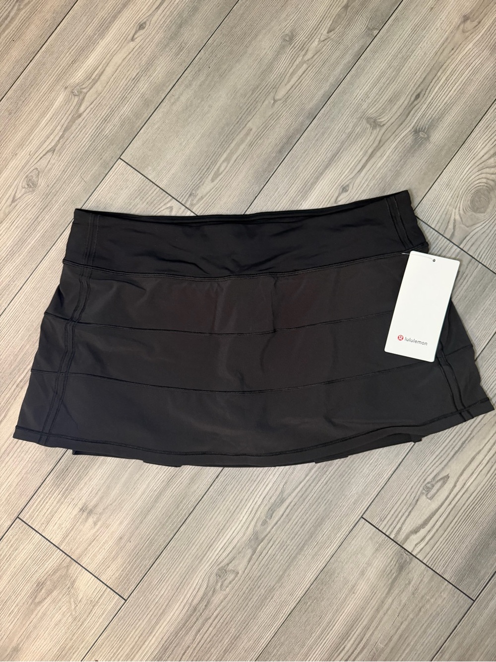 lululemon athletica Black Stretch Athletic Mini Skirt size 12